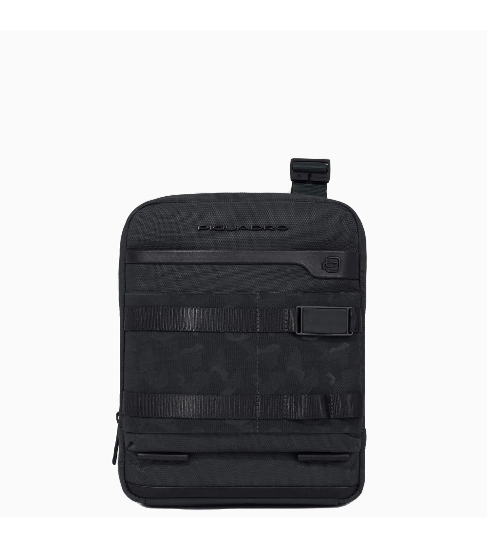 Piquadro Borsello iPad 11'' Pelle e Tessuto | Ufficiale